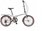 Велосипед 20' суперскладной NOVATRACK AURORA серебристый, 6 ск. 20 AURORA 6 SV.GR 7